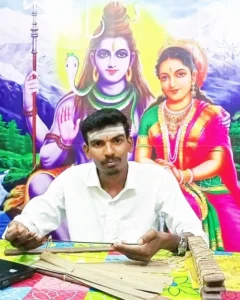Guruji conducting a Nadi reading