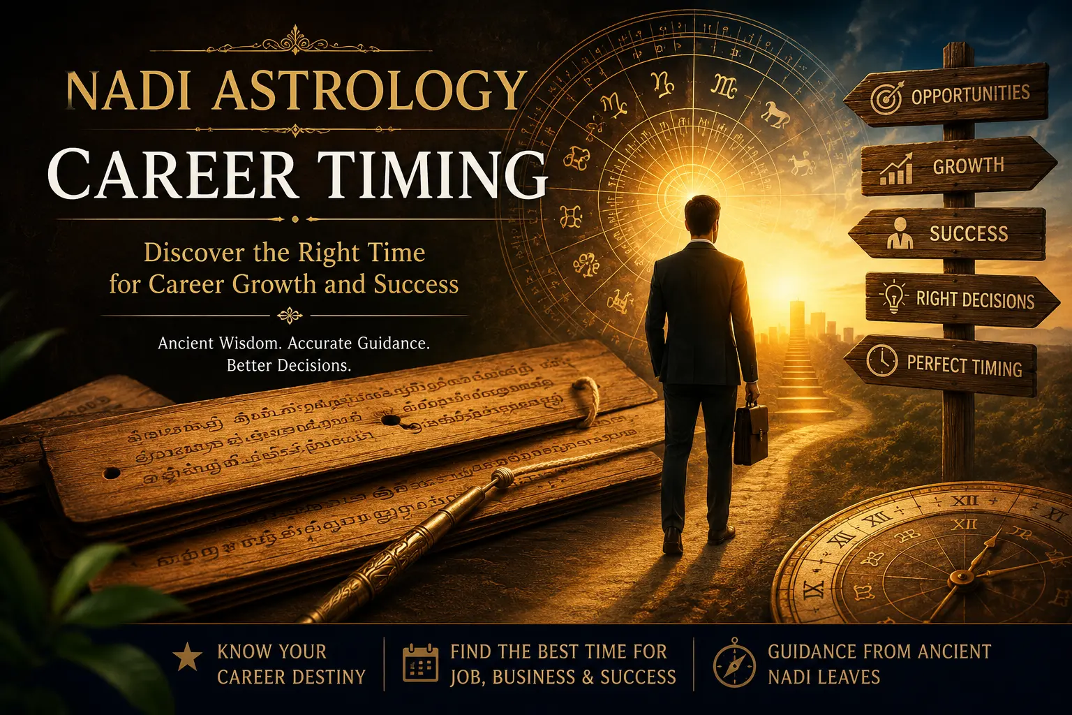 Nadi astrology career timing blog cover image