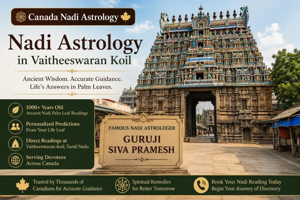 vaitheeswaren koil nadi astrology in canada